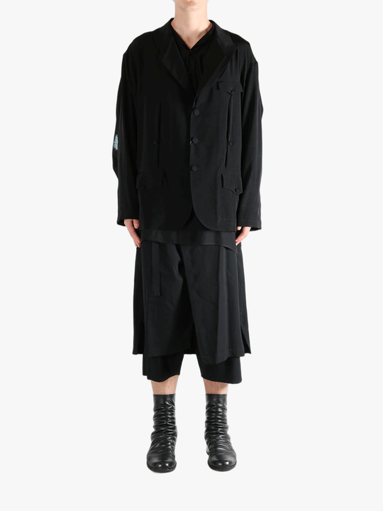 Black jacket, full body view
