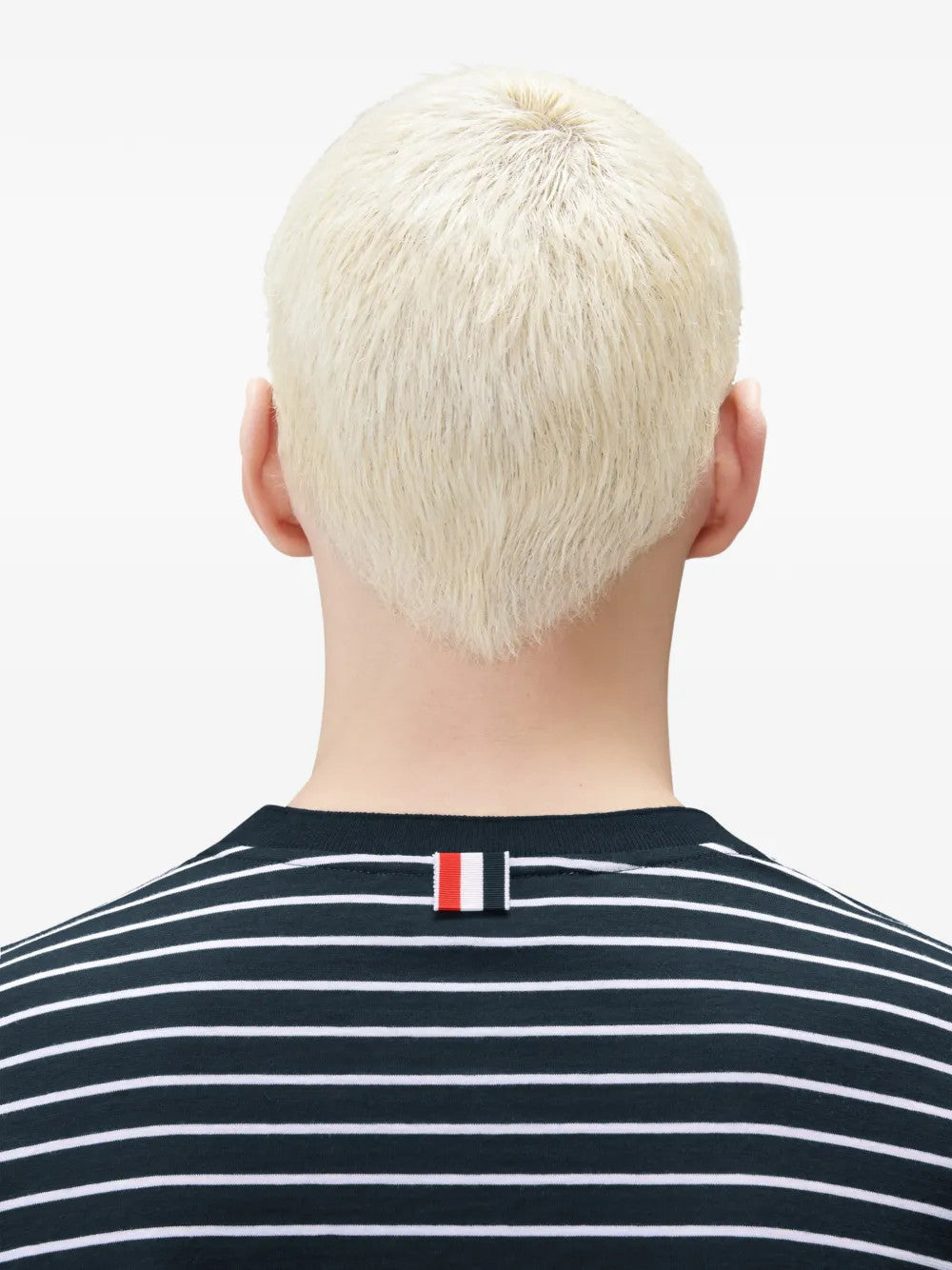 Navy t-shirt, front view