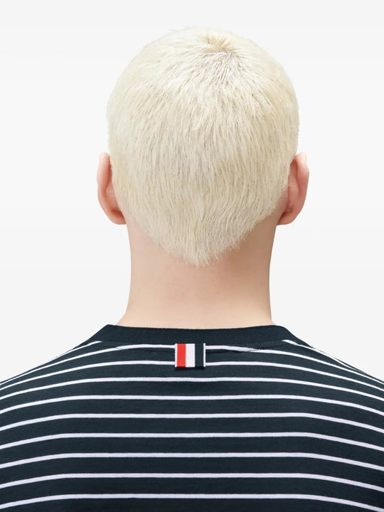 Navy t-shirt, front view