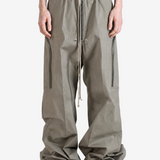 Grey pants, full body view