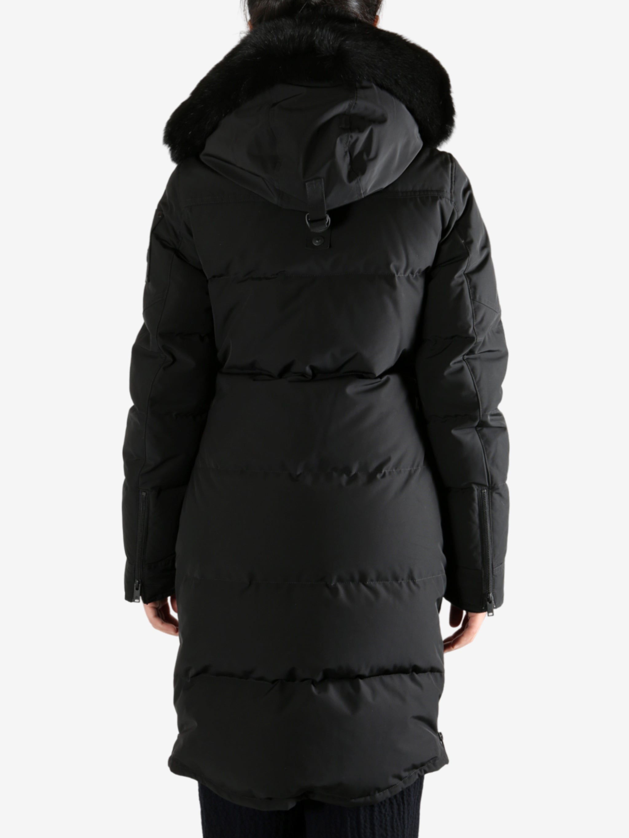 Black coats, full body view