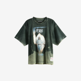 Black t-shirt, front view