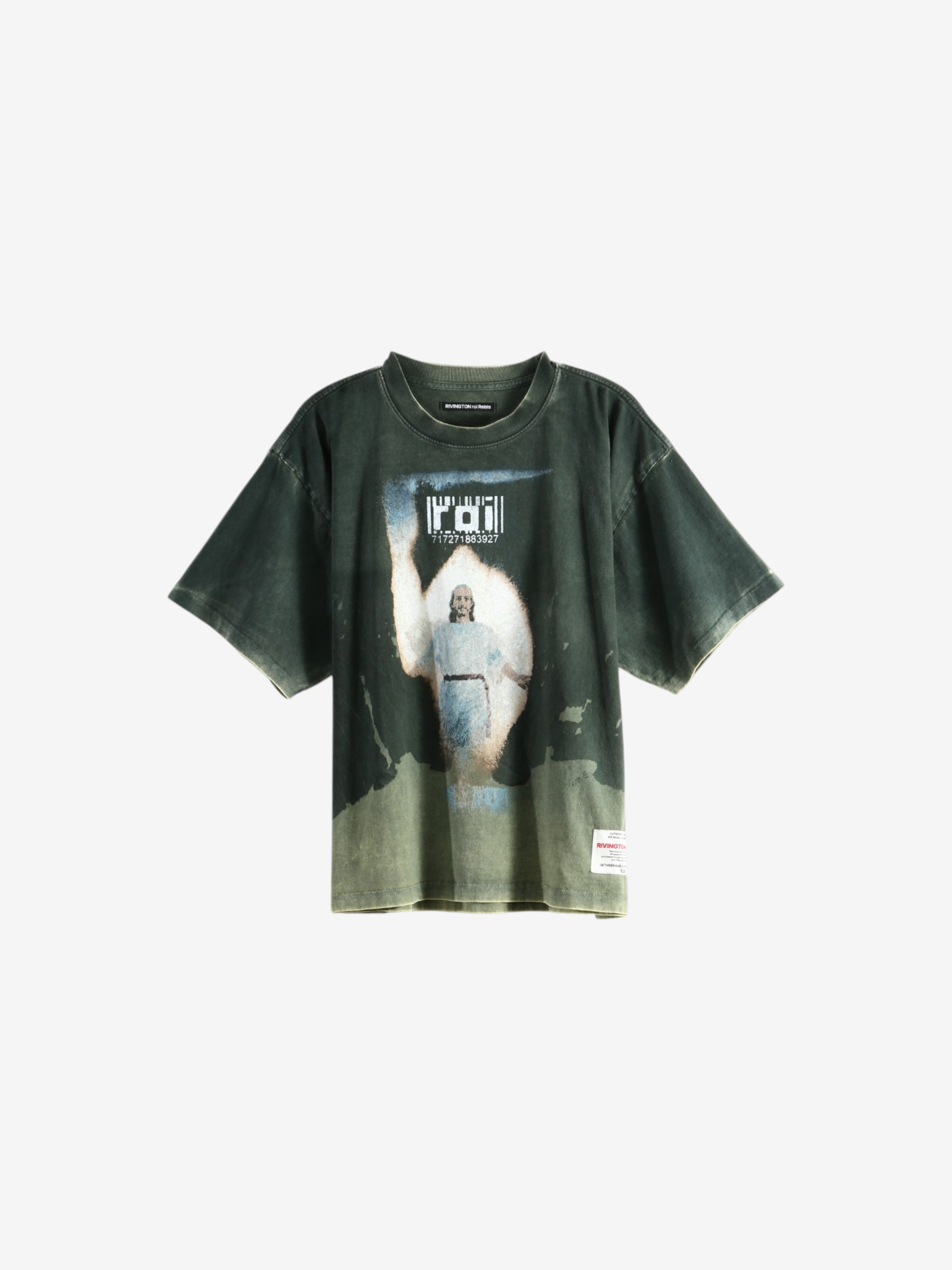 Black t-shirt, front view