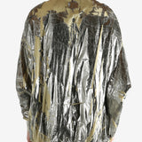 Yellow jacket worn by a person, showing the jacket's fit