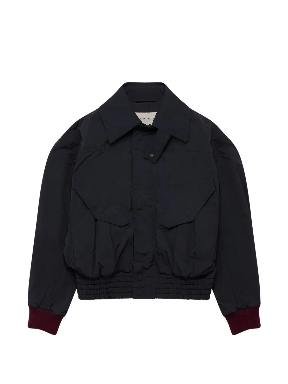 Black jacket, front view