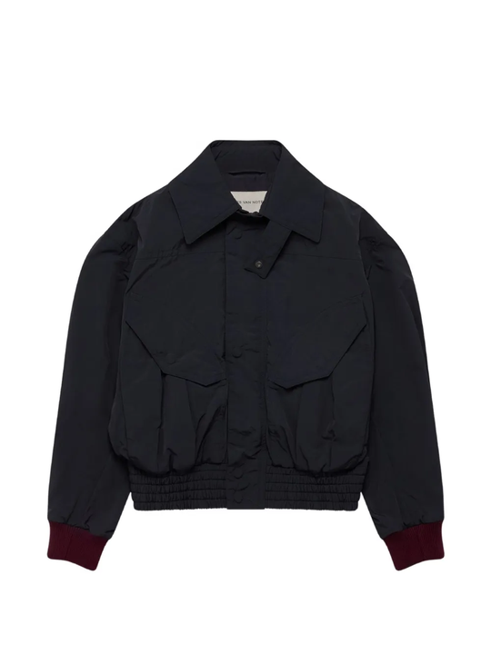 Black jacket, front view