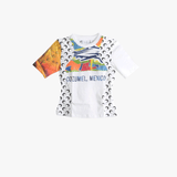 White t-shirt, front view
