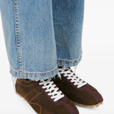 Brown shoes, front view