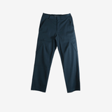 Navy pants, front view