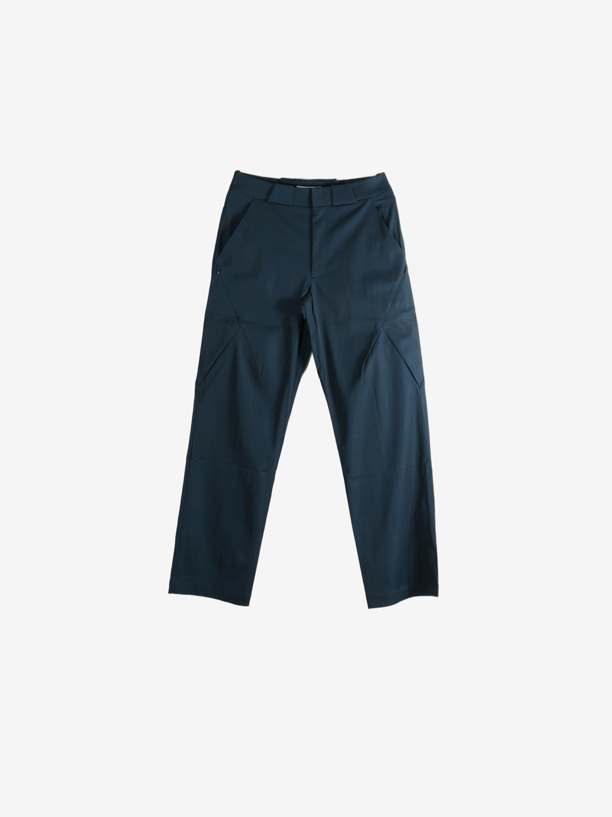 Navy pants, front view