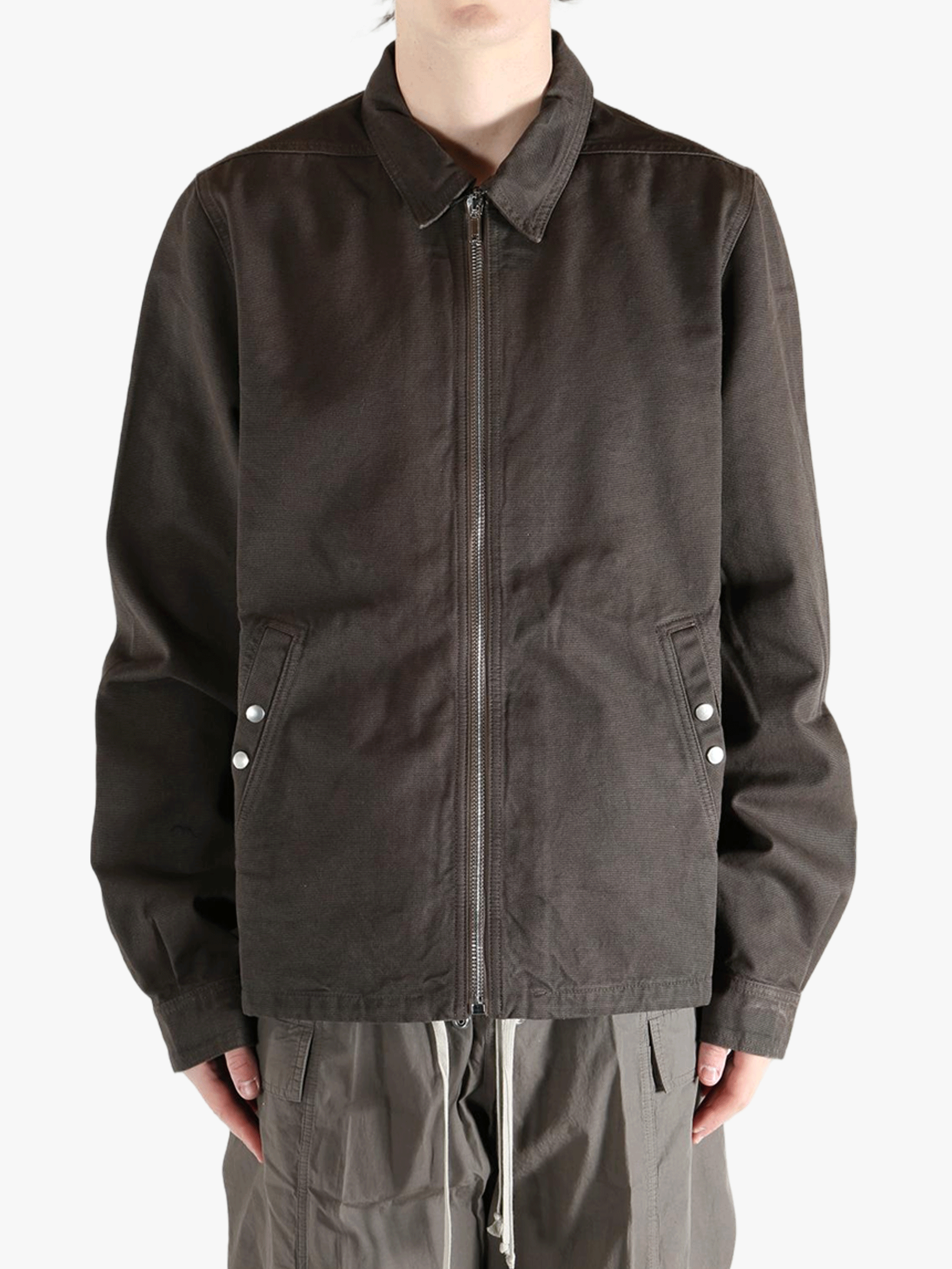 Brown jacket, front view