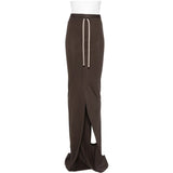 Brown skirts, front view