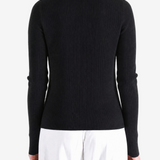 Black top, full body view