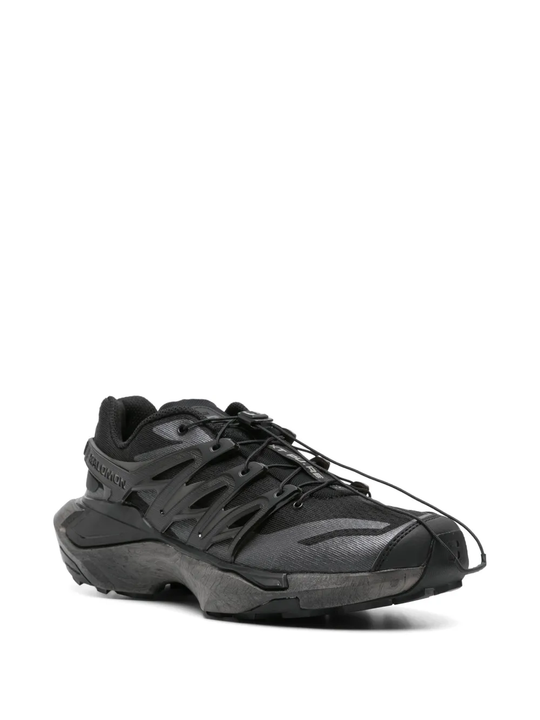 Black sneakers, side view