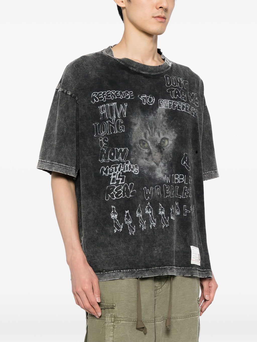 MAISON MIHARA YASUHIRO - Men Bleached Tee