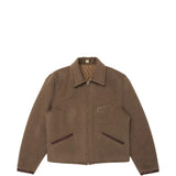Tan jacket, front view
