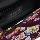 Burgundy bag, front view