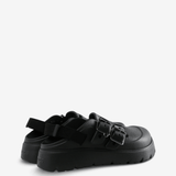 Black shoes, side view
