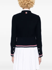 THOM BROWNE - Women Textured Stitch Classic Cardigan