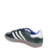 Green shoes, side view