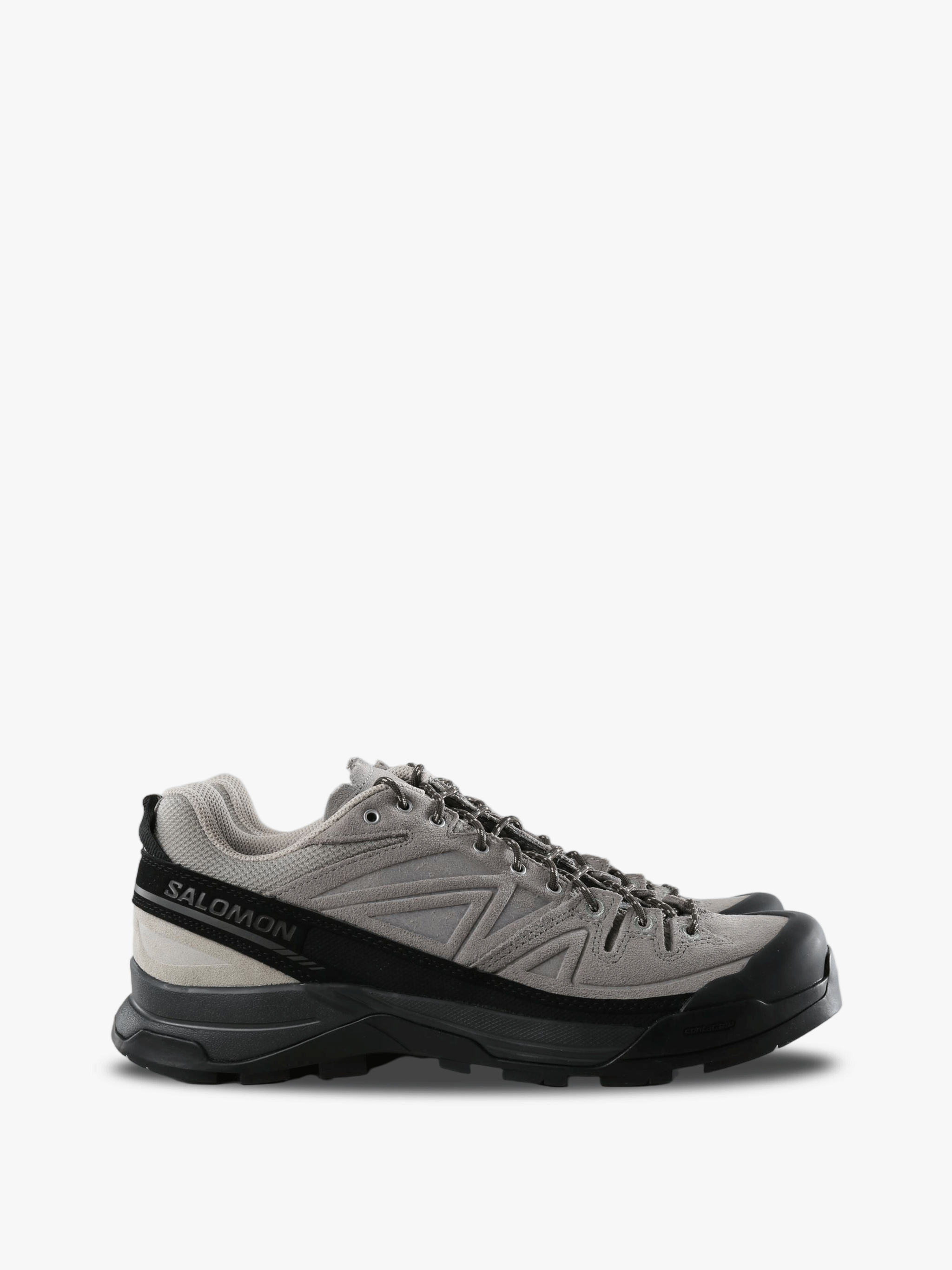 Grey shoes, side view