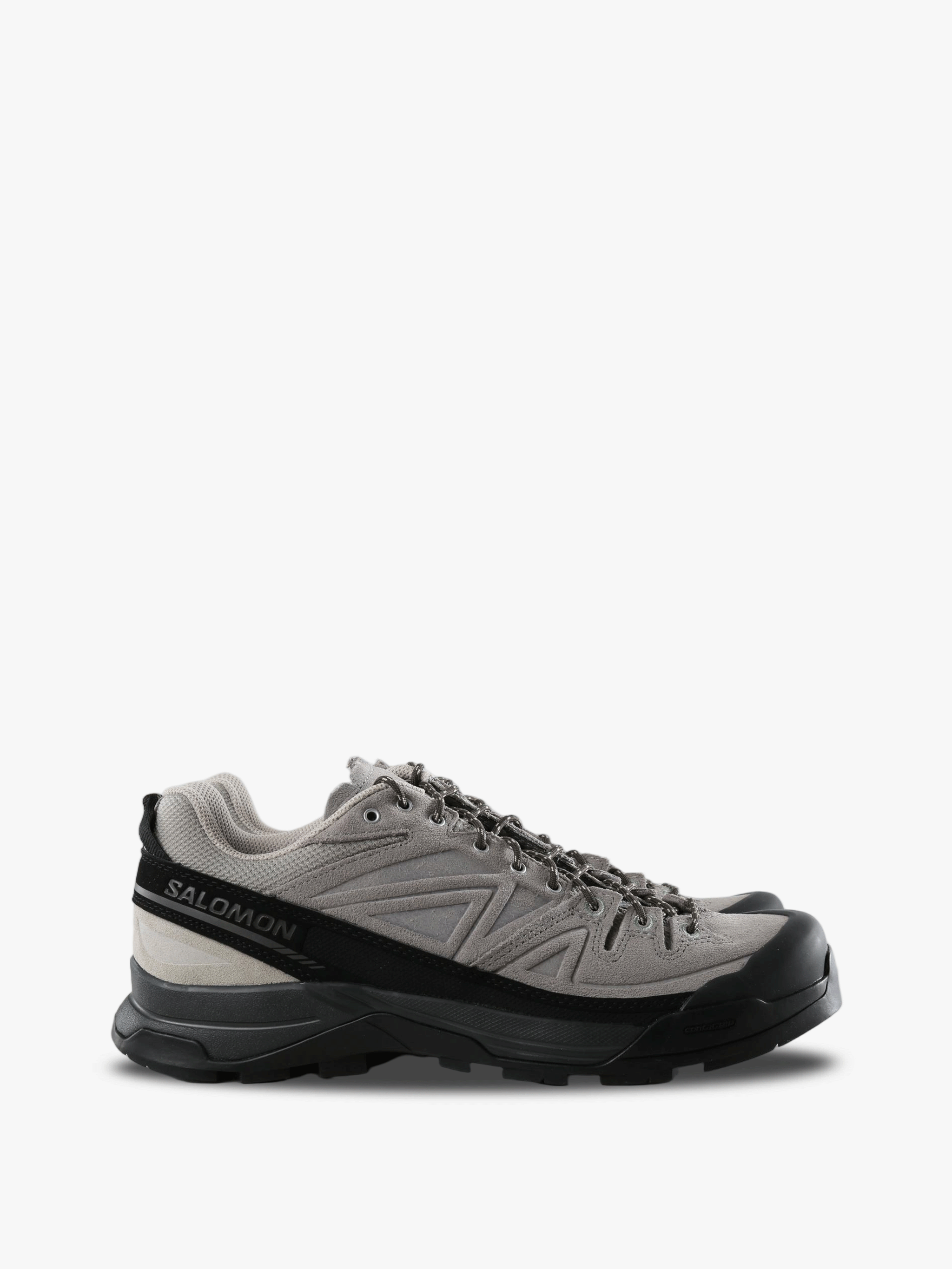 Grey shoes, side view