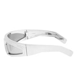 Grey glasses, side view