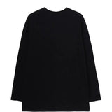 YOHJI YAMAMOTO POUR HOMME - Men Round Neck Long Slv/ Pt-A