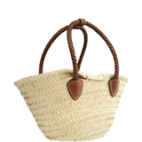Tan bag, front view