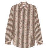 DRIES VAN NOTEN - Men Floral Stripe Print Shirt