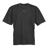 Black t-shirt, front view