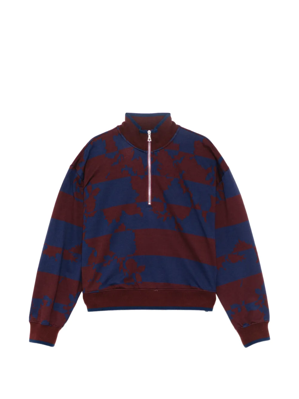 Burgundy sweater,front view