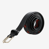 Black accessories, front view