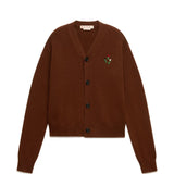 Brown knitwear, front view