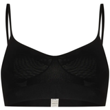 Black activewear, front view