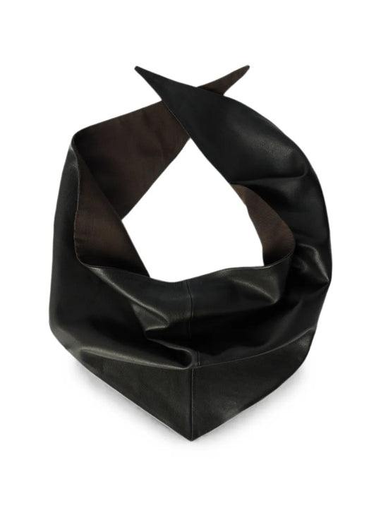 Black scarf, front view