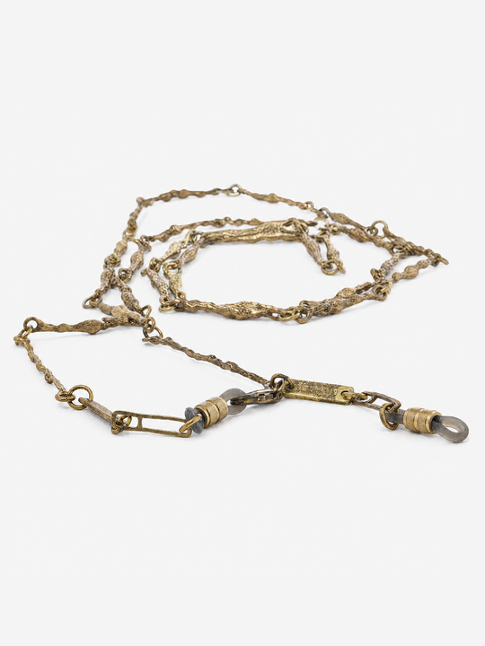 Tan accessories, front view