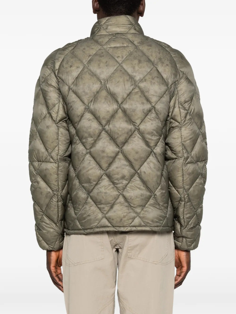Green jacket, full body view