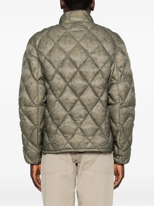 Green jacket, full body view