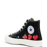 COMME DES GARCONS PLAY X CONVERSE - Chuck 70 Multi Heart High Top