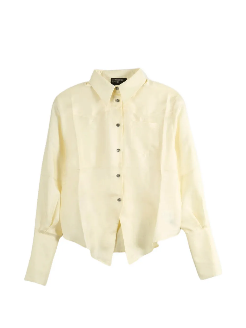 Tan shirt, front view