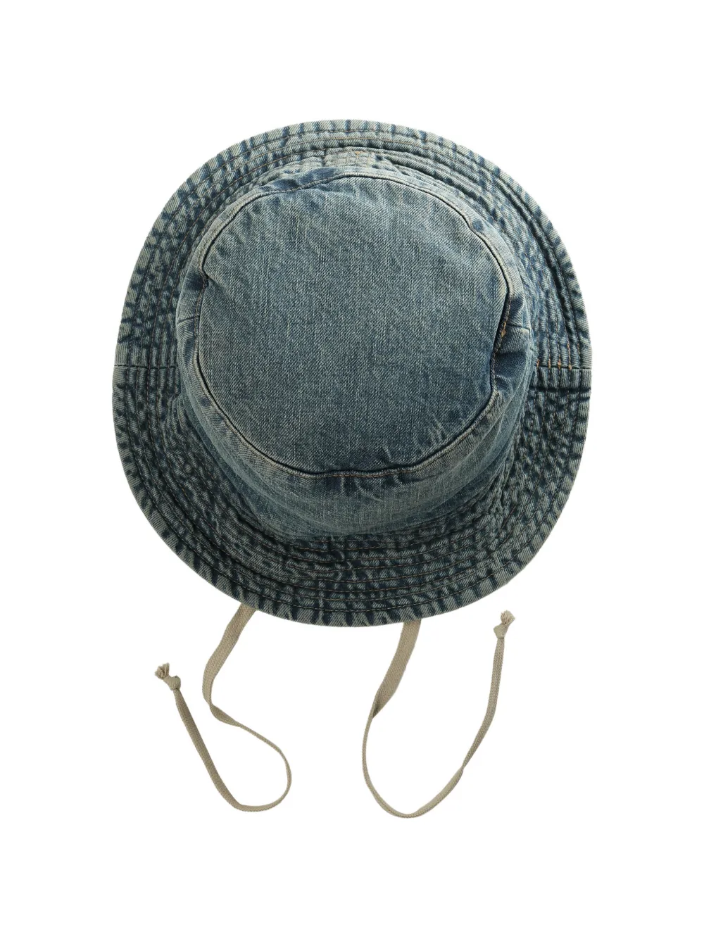 Blue hat, top view