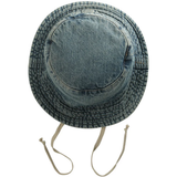 Blue hat, top view