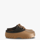 Brown shoes, side view