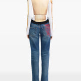 Tan top, full body view
