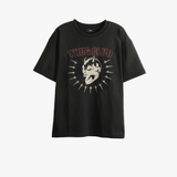 Black t-shirt, front view