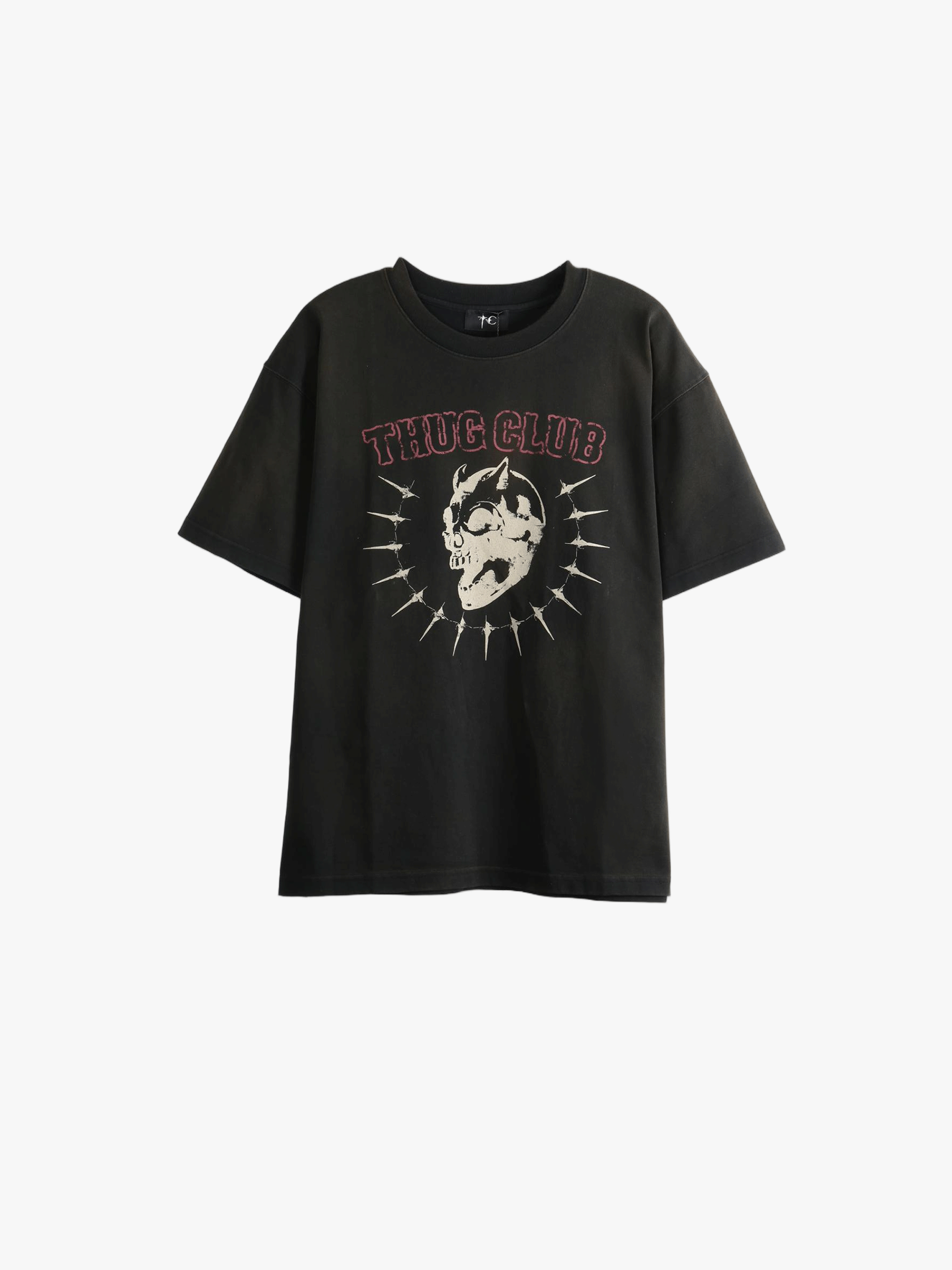 Black t-shirt, front view
