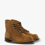 Brown boots, side view