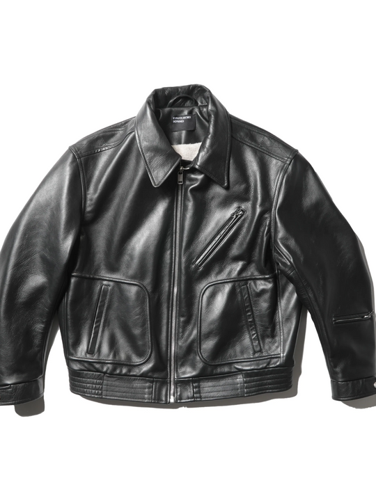 Black jacket, front view