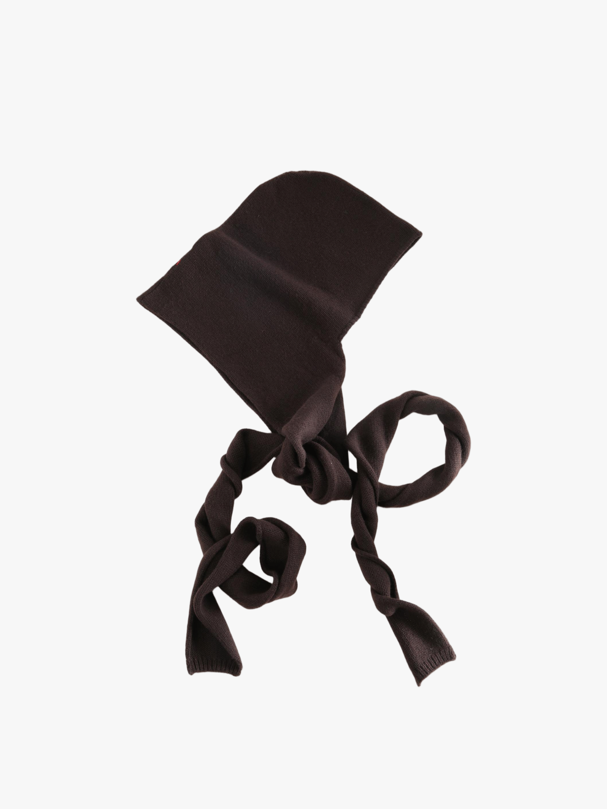 Brown scarf, front view